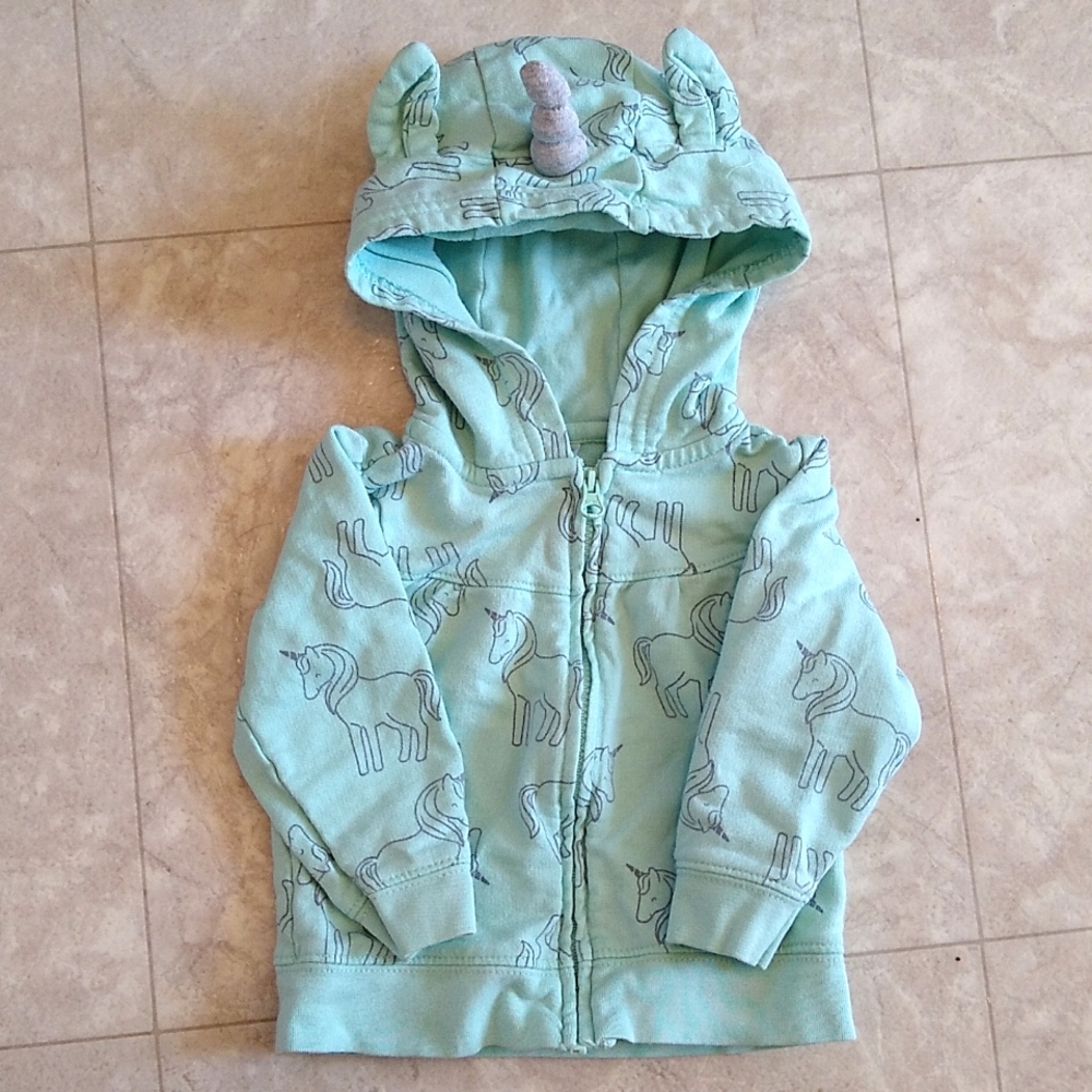 Unicorn baby girl hoodie